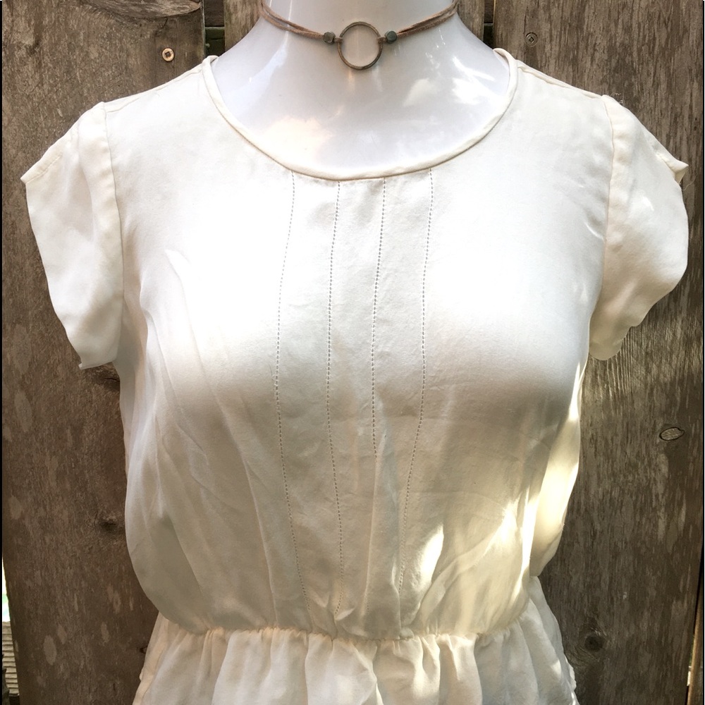 Sweet Silk Blouse in Cream